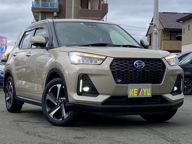 ロッキー プレミアムＧ　ＨＥＶ　禁煙車　衝突被害軽減装置　横滑り防止　レーンアシスト　コーナーセンサー　レーダークルーズコントロール　ステアリングリモコン　シートヒーター＆ハーフレザーシート　ＬＥＤヘッドライト＆フォグランプ＆オートハイビーム　純正アルミホイール（11枚目）