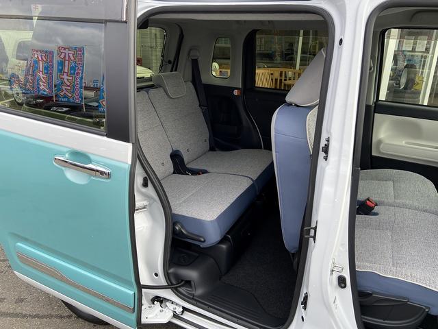 ムーヴキャンバス ストライプスＧ　禁煙車　４ＷＤ　両側電動スライドドア　衝突被害軽減装置　レーンアシスト　コーナーセンサー　９インチディスプレイオーディオ【フルセグＴＶ　Ｂｌｕｅｔｏｏｔｈ　ＵＳＢ】バックカメラ　シートヒーター　スペアキー　オートブレーキホールド　ＴＲＣ（18枚目）