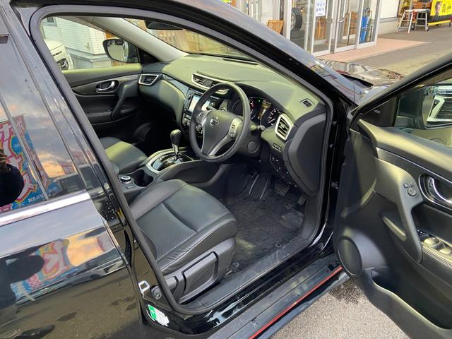 エクストレイル 20Xtt エマージェンシーブレーキパッケージ ニスモエアロ 4WD 禁煙車 電動リアゲート フロント両席シートヒーター 衝突被害軽減装置 レーンアシスト コーナーセンサー 全方位モニター ドライブレコーダー 純正ナビ【CD フルセグTV Bluetooth】(17枚目)