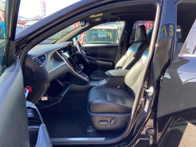 ハリアーハイブリッド プログレス　メタル　アンド　レザーパッケージ　４ＷＤ　禁煙車　サンルーフ　全方位モニター　シートヒーター＆シートエアコン　電動レザーシート　純正９インチナビ【ＤＶＤ　ＴＶ　Ｂｌｕｅｔｏｏｔｈ】　ＪＢＬサウンド　レーダークルーズコントロール　レーンアシスト　後期型（24枚目）