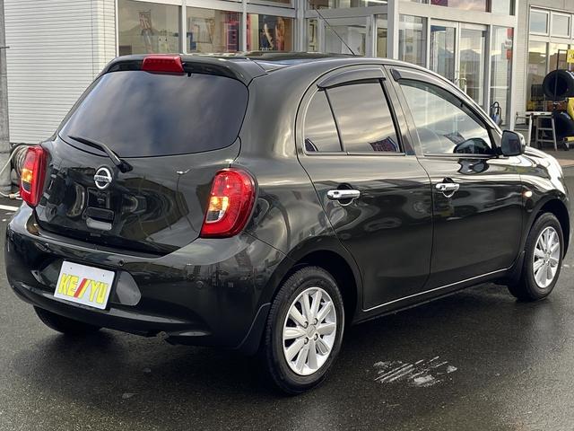 マーチ Ｇ　禁煙車　【有料オプションカラー】チタニウムカーキ　衝突被害軽減装置　レーンアシスト　オートライト＆ＬＥＤヘッドライト　アイドリングストップ　横滑り防止装置　スマートキー＆プッシュスタート　純正１４インチアルミホイール　ＣＤオーディオ＆ＡＵＸ　記録簿（4枚目）