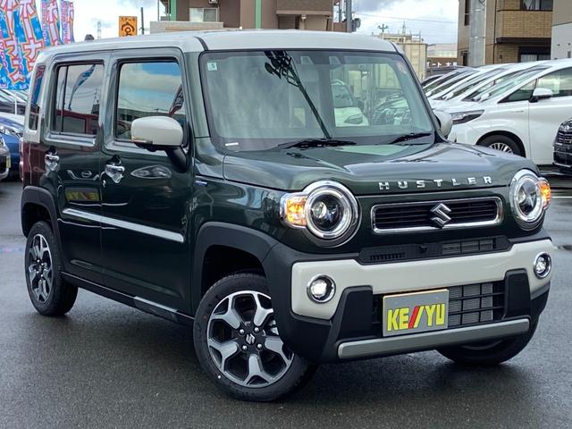 ハスラー ハイブリッドＸターボ　届出済未使用車　４ＷＤ　届出済未使用車　アラウンドビューモニター　シートヒーター　衝突被害軽減装置　レーンアシスト　コーナーセンサー　レーダークルーズコントロール　純正９インチナビ【ＣＤ　ＤＶＤ　フルセグＴＶ　Ｂｌｕｅｔｏｏｔｈ】　ターボ（11枚目）