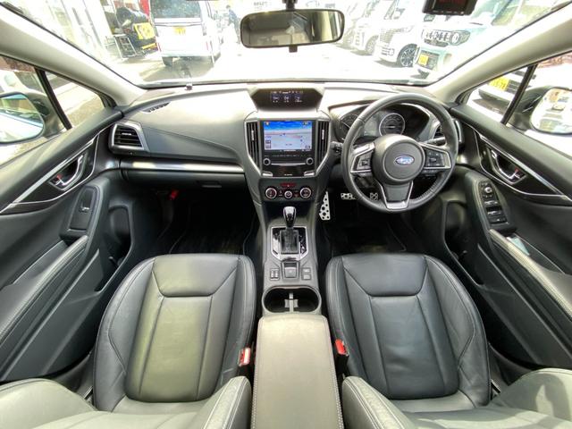 インプレッサＧ４ ２．０ｉ－Ｓアイサイト　４ＷＤ　禁煙車　クルーズコントロール　衝突被害軽減装置　レーンアシスト　ブラインドスポットモニター　純正ナビ【ＣＤ　ＤＶＤ　フルセグＴＶ　Ｂｌｕｅｔｏｏｔｈ】　バックカメラ　電動レザーシート＆シートヒーター　横滑り防止装置　ＥＴＣ（5枚目）