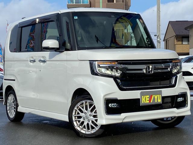 Ｎ－ＢＯＸカスタム Ｌターボ　４ＷＤ　禁煙車　シーケンシャルウインカー　ＥＴＣ　レーダークルーズコントロール　レーンアシスト　コーナーセンサー　パドルシフト　ハーフレザーシート＆シートヒーター　純正ナビ【ＤＶＤ　フルセグＴＶ　Ｂｌｕｅｔｏｏｔｈ】　バックカメラ　衝突被害軽減装置（9枚目）