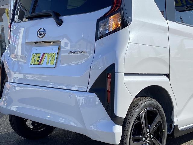 ムーヴ ＲＳ　届け出済み未使用車　ダンディスポーツスタイル　４ＷＤ　ターボ　両側電動スライドドア　コーナーセンサー　レーンアシスト　レーダークルーズコントロール　全方位モニター　フロント両席シートヒーター　ＬＥＤヘッドライト＆オートライト＆オートハイビーム（9枚目）