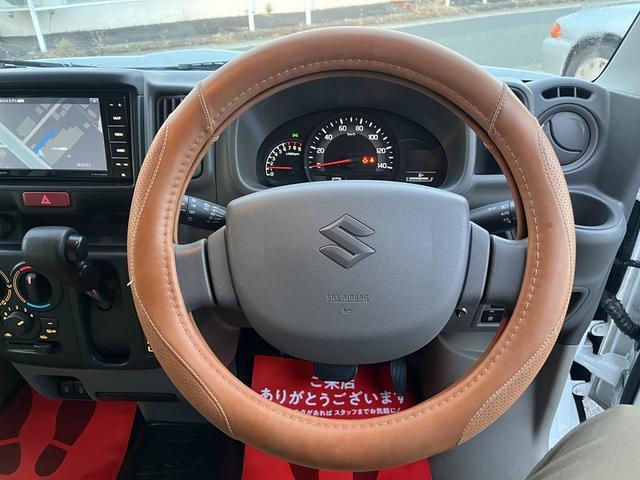 エブリイ PC ルートライダー仕様 1オーナー 記録簿有 ナビ バックカメラ パートタイム4WD 車線逸脱警報 コーナーセンサー アイドルストップ 横滑り防止 デュアルカメラブレーキサポート フルセグテレビ(20枚目)