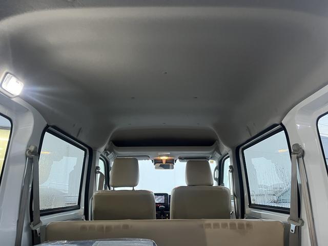 エブリイ PC ルートライダー仕様 1オーナー 記録簿有 ナビ バックカメラ パートタイム4WD 車線逸脱警報 コーナーセンサー アイドルストップ 横滑り防止 デュアルカメラブレーキサポート フルセグテレビ(25枚目)