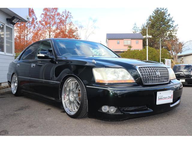 クラウンマジェスタ ４．０Ｃタイプ　エアサスコントローラー　ＳＳＲ１９インチアルミ　社外エアロ　キーレス（7枚目）