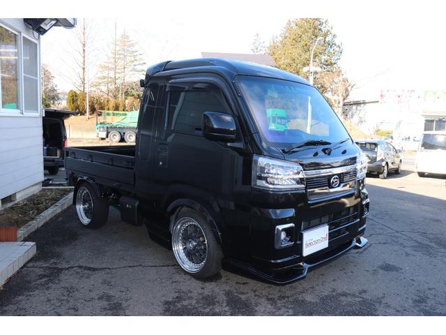 ハイゼットトラック エクストラ エクストラ 4WD エアコン パワステ 車高調 16インチアルミ エアロ付 ナビ Bカメラ ETC シートカバー(6枚目)