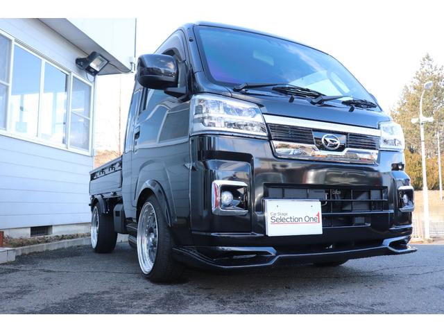 ハイゼットトラック エクストラ エクストラ 4WD エアコン パワステ 車高調 16インチアルミ エアロ付 ナビ Bカメラ ETC シートカバー(8枚目)