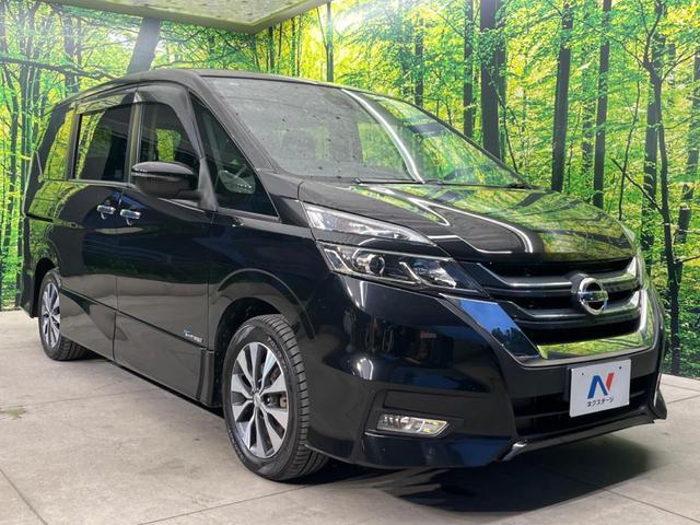 セレナ ハイウェイスター　純正ＨＤＤナビ　バックカメラ　衝突被害軽減システム　スマートキー　ＬＥＤヘッド　クルコン　オートライト　オートエアコン　純正１６インチアルミ　リアエアコン　Ｂｌｕｅｔｏｏｔｈ　ＤＶＤ再生（17枚目）