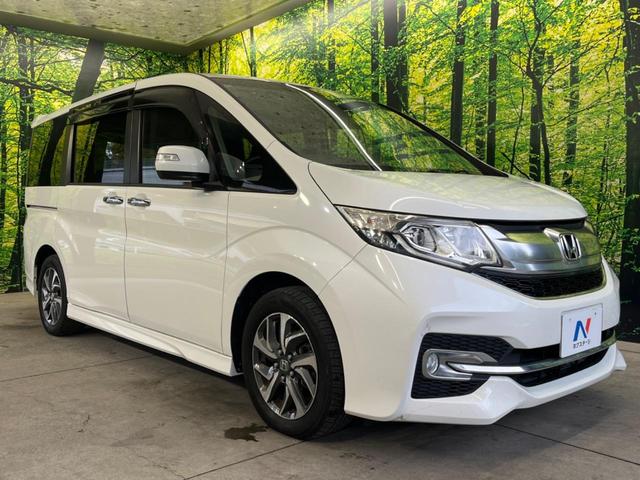 ステップワゴンスパーダ スパーダ　両側電動ドア　禁煙車　スマートキー　ＬＥＤヘッド　ＥＴＣ　クルコン　オートライト　オートエアコン　純正１６インチアルミ　Ｂｌｕｅｔｏｏｔｈ　ＣＤ　ＤＶＤ再生　フルセグ（24枚目）