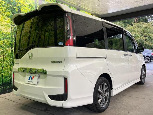 ステップワゴンスパーダ スパーダ　両側電動ドア　禁煙車　スマートキー　ＬＥＤヘッド　ＥＴＣ　クルコン　オートライト　オートエアコン　純正１６インチアルミ　Ｂｌｕｅｔｏｏｔｈ　ＣＤ　ＤＶＤ再生　フルセグ（25枚目）