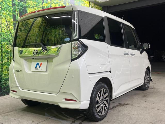 ルーミー カスタムG 両側電動ドア バックカメラ ドラレコ コーナーセンサー スマートキー LEDヘッド ETC レーダークルーズ ディスプレイオーディオ オートライト オートエアコン 純正14インチアルミ(17枚目)