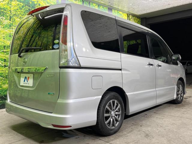 セレナ ハイウェイスター　両側電動ドア　ＳＤナビ　バックカメラ　禁煙車　ドラレコ　スマートキー　ＨＩＤヘッド　ビルトインＥＴＣ　クルコン　オートライト　オートエアコン　リアエアコン　ＣＤ再生　地デジ　アイドリングストップ（18枚目）