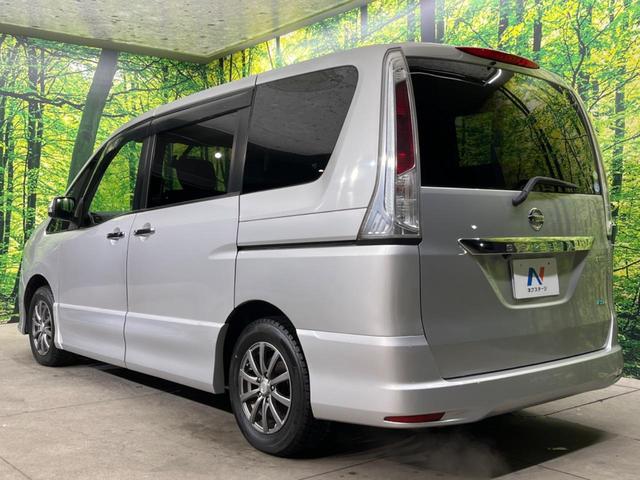 セレナ ハイウェイスター　両側電動ドア　ＳＤナビ　バックカメラ　禁煙車　ドラレコ　スマートキー　ＨＩＤヘッド　ビルトインＥＴＣ　クルコン　オートライト　オートエアコン　リアエアコン　ＣＤ再生　地デジ　アイドリングストップ（27枚目）
