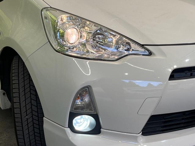 アクア G SDナビ バックカメラ ドラレコ スマートキー シートヒーター ETC オートライト オートエアコン Bluetooth CD再生 地デジ LEDフォグ アイドリングストップ プライバシーガラス(21枚目)