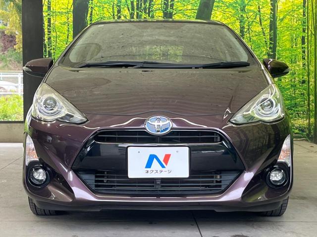 アクア S 純正SDナビ バックカメラ スマートキー LEDヘッド オートライト オートエアコン Bluetooth CD DVD再生 フルセグ LEDフォグ パワーウィンドウ 電動格納ドアミラー(14枚目)