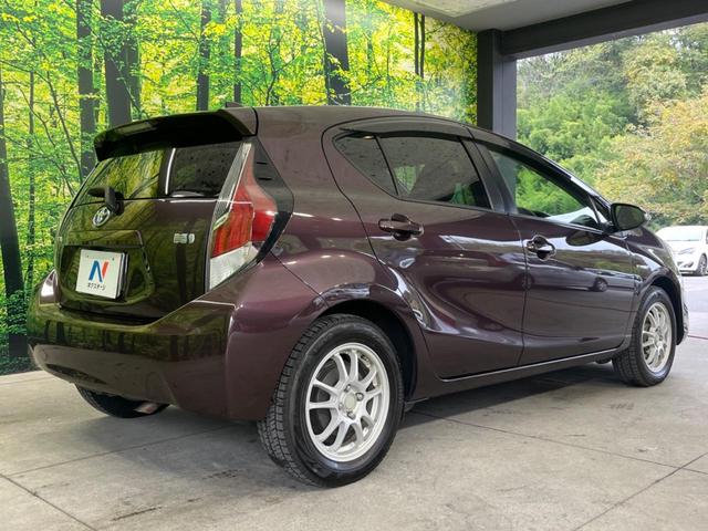 アクア S 純正SDナビ バックカメラ スマートキー LEDヘッド オートライト オートエアコン Bluetooth CD DVD再生 フルセグ LEDフォグ パワーウィンドウ 電動格納ドアミラー(24枚目)