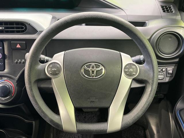 アクア Ｓ　ＳＤナビ　バックカメラ　禁煙車　スマートキー　ＥＴＣ　オートライト　オートエアコン　Ｂｌｕｅｔｏｏｔｈ　ＣＤ　ＤＶＤ再生　ステアリングスイッチ　パワーウィンドウ　電動格納ドアミラー（10枚目）