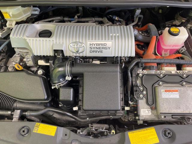 プリウス S 純正HDDナビ バックカメラ ガラスルーフ オートライト オートエアコン スマートキー ビルトインETC 電動確認ミラー CD再生 DVD再生 ステアリングリモコン 盗難防止 プライバシーガラス(18枚目)