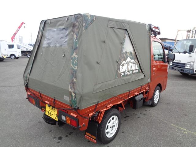 ハイゼットトラック エクストラＳＡＩＩＩｔ　４ＷＤ／オートマ／衝突被害軽減ブレーキ／プッシュスタート／テントキット／リアスライドガラス／Ｂｕｇ－ｔｒｕｃｋ　Ｅｘｔｒａ．／社外ナビ／Ｂカメラ／ＥＴＣ／ＥＮＫＥＩアルミホイール／ＰＩＶＯＴスロコン／（13枚目）
