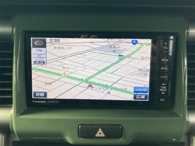 ハスラー Jスタイル ETC バックカメラ ナビ TV 衝突被害軽減システム HID スマートキー アイドリングストップ シートヒーター ベンチシート CVT 盗難防止システム ABS ESC 衝突安全ボディ エアコン(4枚目)