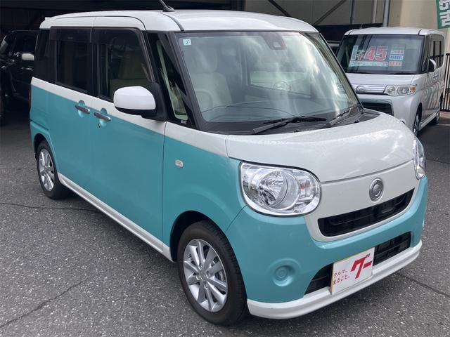 ムーヴキャンバス X SAII 全周囲カメラ ナビ TV 衝突被害軽減システム スマートキー アイドリングストップ ベンチシート CVT 盗難防止システム ABS ESC CD USB Bluetooth アルミホイール(13枚目)