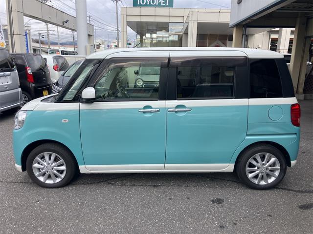 ムーヴキャンバス X SAII 全周囲カメラ ナビ TV 衝突被害軽減システム スマートキー アイドリングストップ ベンチシート CVT 盗難防止システム ABS ESC CD USB Bluetooth アルミホイール(16枚目)