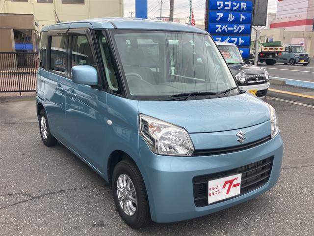 スペーシア G 両側スライドドア ナビ TV スマートキー アイドリングストップ ベンチシート CVT 盗難防止システム ABS CD USB アルミホイール 衝突安全ボディ エアコン パワーステアリング(13枚目)