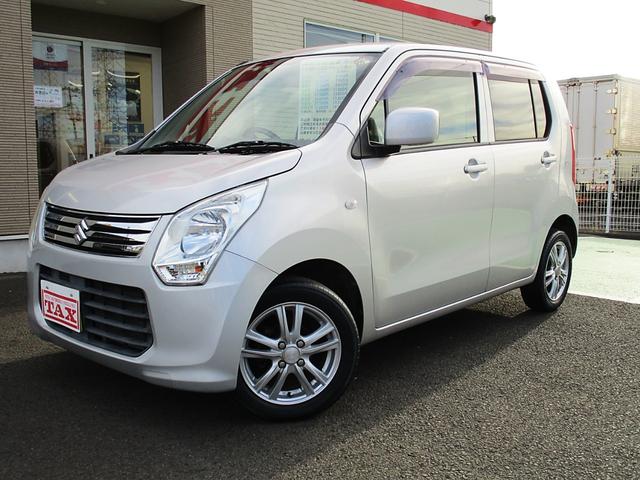 ワゴンR FX 純正CDオーディオ フルタイム4WD シートヒーター ヘッドライトレベライザー 社外14インチアルミ UVカット&プライバシーガラス アイドリングストップ 消臭抗菌ルームクリーニング済み 整備保証付(7枚目)