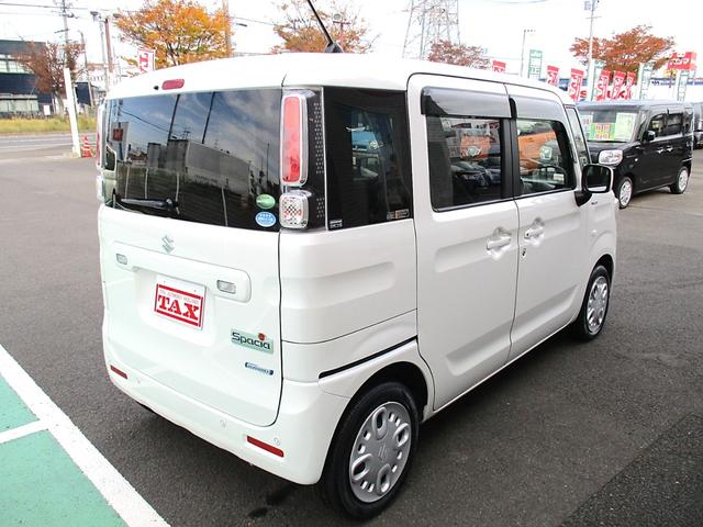 スペーシア ハイブリッドX カロッツェリアワンセグTVナビ 衝突被害軽減デュアルセンサーブレーキサポート 両側パワースライド シートヒーター スマートキー&プッシュスタート 消臭抗菌ルームクリーニング済み 車検整備保証付(12枚目)