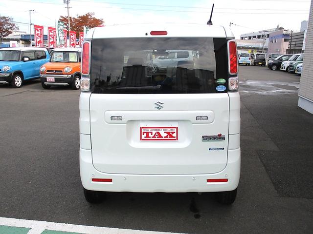 スペーシア ハイブリッドX カロッツェリアワンセグTVナビ 衝突被害軽減デュアルセンサーブレーキサポート 両側パワースライド シートヒーター スマートキー&プッシュスタート 消臭抗菌ルームクリーニング済み 車検整備保証付(13枚目)