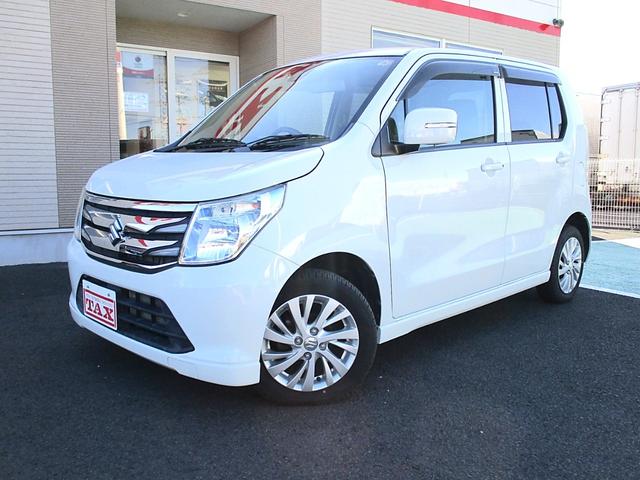 ワゴンＲ ＦＺ　純正ＣＤオーディオ　衝突被害軽減レーダーブレーキ　トラクションコントロール　スマートキー＆プッシュスタート　ＨＩＤヘッドライト　純正１４インチアルミ　消臭抗菌ルームクリーニング済み　車検整備保証付（7枚目）