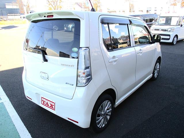 ワゴンＲ ＦＺ　純正ＣＤオーディオ　衝突被害軽減レーダーブレーキ　トラクションコントロール　スマートキー＆プッシュスタート　ＨＩＤヘッドライト　純正１４インチアルミ　消臭抗菌ルームクリーニング済み　車検整備保証付（12枚目）