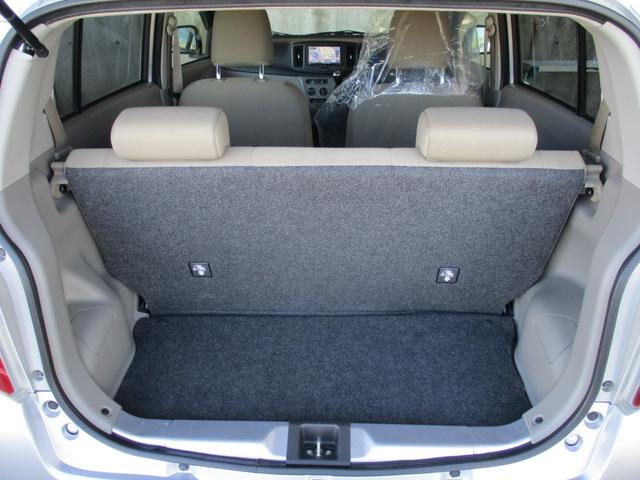 ミライース Ｘ　メモリアルエディション　ケンウッドフルセグＴＶナビ　バックカメラ　社外アルミホイール　ヘッドライトレベライザー　アイドリングストップ　ＵＶカット＆プライバシーガラス　消臭抗菌ルームクリーニング済み　車検整備保証付（40枚目）