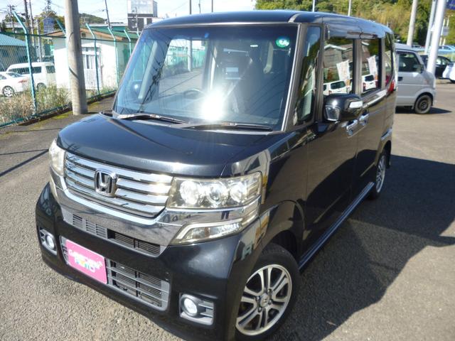 N-BOXカスタム G・Lパッケージ 電動ドア 横滑り防止 スマートキー HIDライト(2枚目)