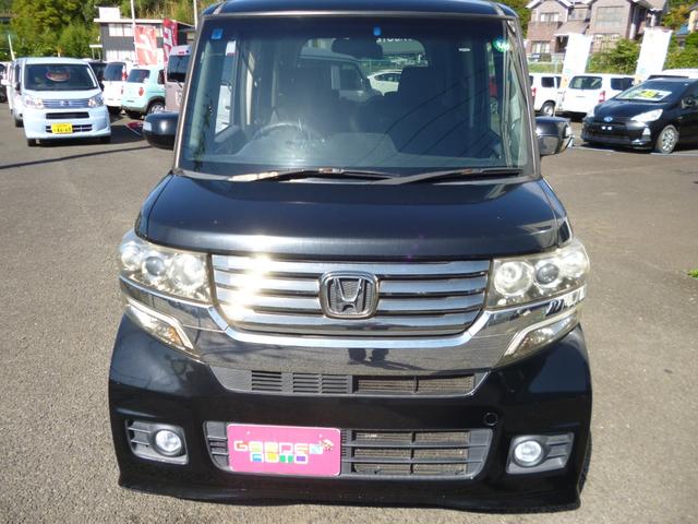 N-BOXカスタム G・Lパッケージ 電動ドア 横滑り防止 スマートキー HIDライト(3枚目)