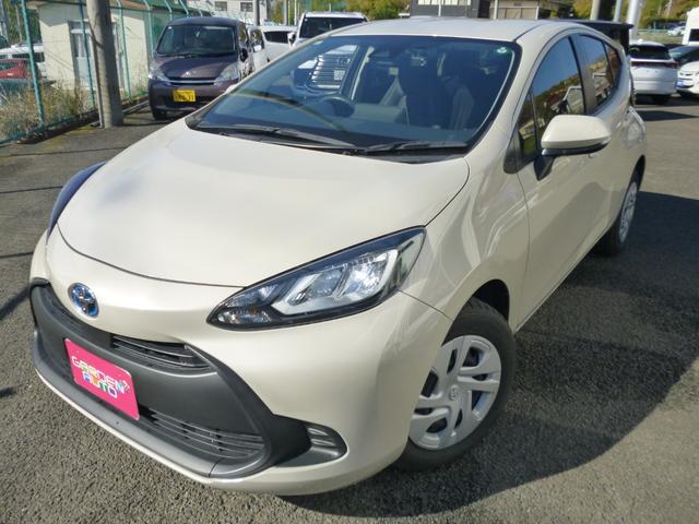 アクア Ｘ　４ＷＤ　トヨタセーフティセンス　ディスプレイオーディオ　Ｂｌｕｅｔｏｏｔｈ接続　バックモニター　ドラレコ前後　プリクラッシュ　ＡＣ１００Ｖ　ＬＥＤライト　オートエアコン　禁煙車（6枚目）