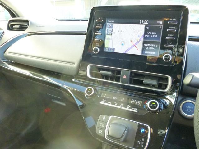 アクア Ｘ　４ＷＤ　トヨタセーフティセンス　ディスプレイオーディオ　Ｂｌｕｅｔｏｏｔｈ接続　バックモニター　ドラレコ前後　プリクラッシュ　ＡＣ１００Ｖ　ＬＥＤライト　オートエアコン　禁煙車（11枚目）