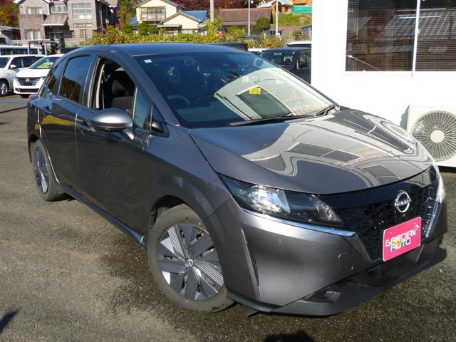 ノート X FOUR 4WD 社外ナビ Bluetooth接続 フロント席シートヒーター ドラレコ オートエアコン スマートキー アイドリングストップ ETC 禁煙車(2枚目)