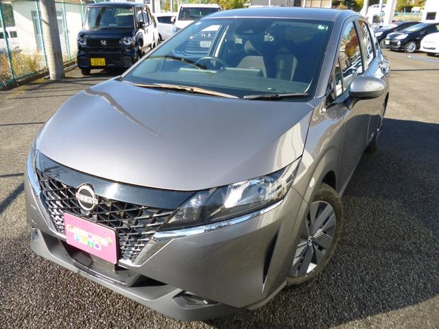 ノート X FOUR 4WD 社外ナビ Bluetooth接続 フロント席シートヒーター ドラレコ オートエアコン スマートキー アイドリングストップ ETC 禁煙車(6枚目)