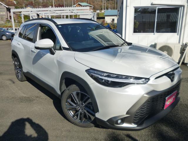 カローラクロス ハイブリッド Z 4WD 後期モデル トヨタセーフティC 純正8インチディスプレイオーディオ フルセグTV Bluetooth接続 バックモニター プリクラッシュ シートヒーター パワーバックドア 寒冷地仕様 禁煙車(2枚目)