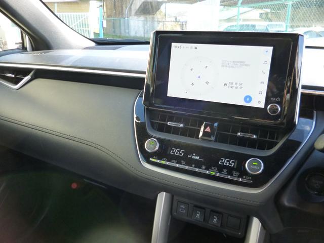 カローラクロス ハイブリッド Z 4WD 後期モデル トヨタセーフティC 純正8インチディスプレイオーディオ フルセグTV Bluetooth接続 バックモニター プリクラッシュ シートヒーター パワーバックドア 寒冷地仕様 禁煙車(12枚目)