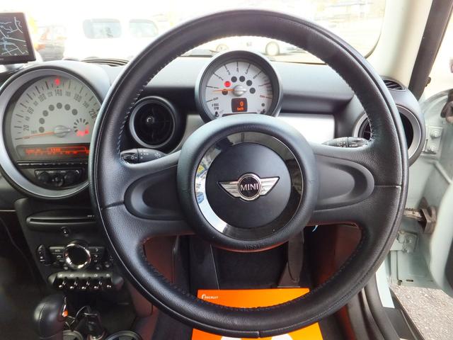 クーパー 希少アイスブルーワンオーナー禁煙車(13枚目)