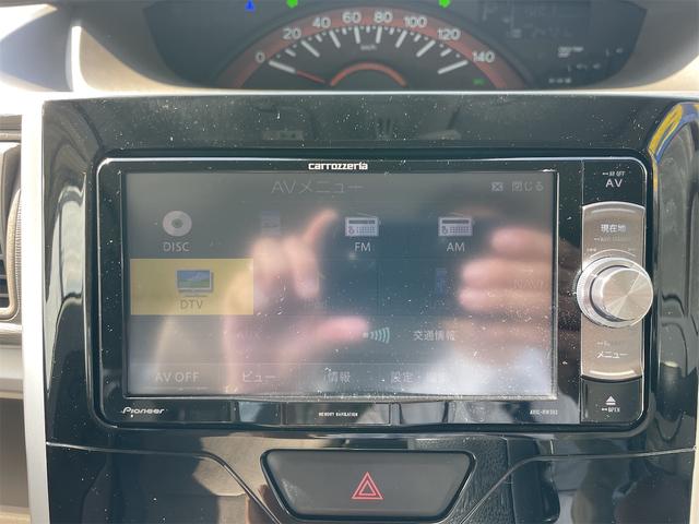 タント X 4WD 電動スライドドア ナビ TV オートライト スマートキー アイドリングストップ 電動格納ミラー シートヒーター CVT 盗難防止システム ABS ESC CD USB(4枚目)