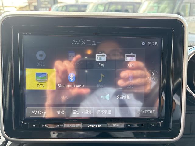 スペーシアカスタム ハイブリッドＧＳ　４ＷＤ　両側スライド・片側電動　ナビ　ＴＶ　クリアランスソナー　衝突被害軽減システム　ＬＥＤヘッドランプ　スマートキー　アイドリングストップ　シートヒーター　ベンチシート　ＣＶＴ　盗難防止システム（3枚目）
