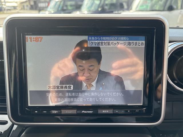 スペーシアカスタム ハイブリッドＧＳ　４ＷＤ　両側スライド・片側電動　ナビ　ＴＶ　クリアランスソナー　衝突被害軽減システム　ＬＥＤヘッドランプ　スマートキー　アイドリングストップ　シートヒーター　ベンチシート　ＣＶＴ　盗難防止システム（4枚目）