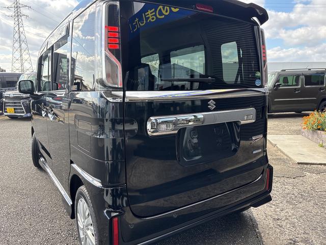 スペーシアカスタム ハイブリッドＧＳ　４ＷＤ　両側スライド・片側電動　ナビ　ＴＶ　クリアランスソナー　衝突被害軽減システム　ＬＥＤヘッドランプ　スマートキー　アイドリングストップ　シートヒーター　ベンチシート　ＣＶＴ　盗難防止システム（11枚目）