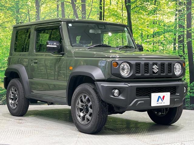 ジムニーシエラ JC 4WD AT 9型SDナビ フルセグ セーフティサポート クルーズコントロール LEDヘッド オートライト シートヒーター スマートキー ETC アイドリングストップ 革巻きステアリング 電動ミラー(16枚目)
